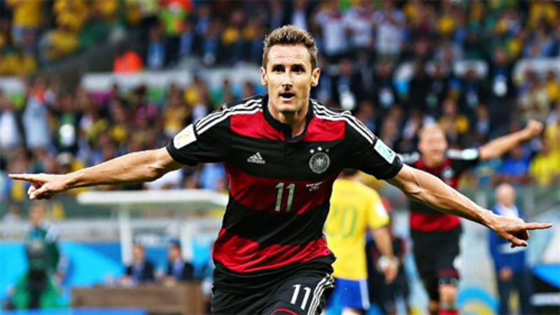Miroslav Klose là cầu thủ Đức vĩ đại